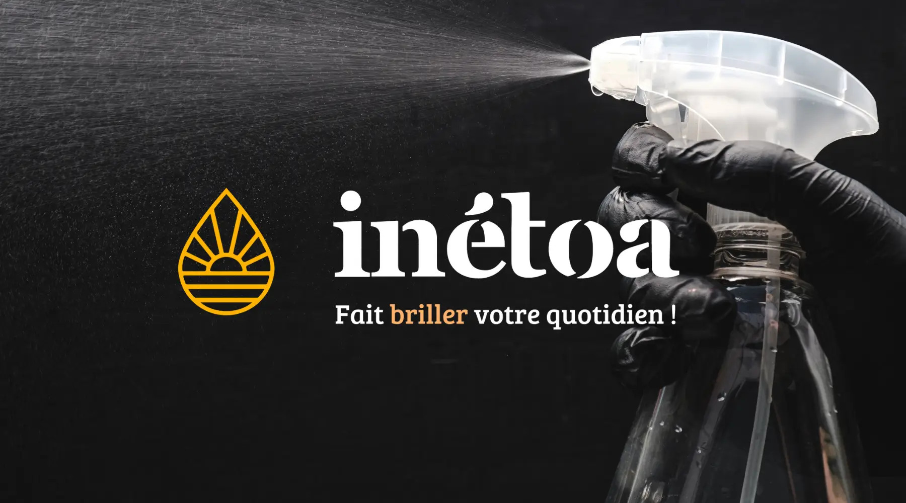 Slogan Inétoa - 'Renaître dans la Propreté', créé par Crakéo, évoque la transformation complète et l'engagement d'Inétoa envers la propreté