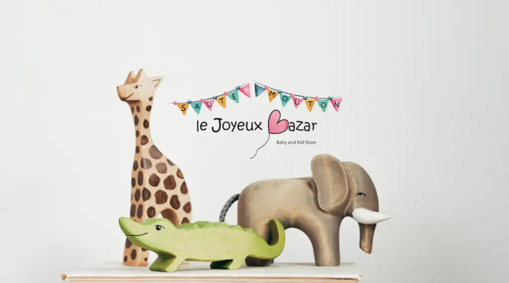 mockup ordinateur pour présenter le site de sautemouton.shop