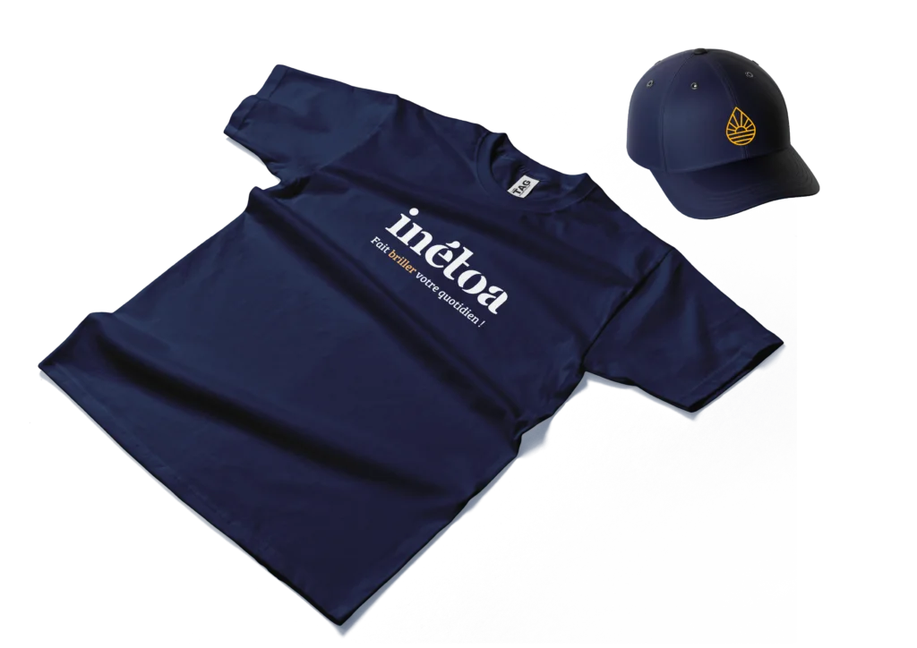Tee-shirt Inétoa - Porté avec fierté par l'équipe, ce tee-shirt personnalisé par Crakéo représente l'engagement et le professionnalisme dans chaque intervention de nettoyage."