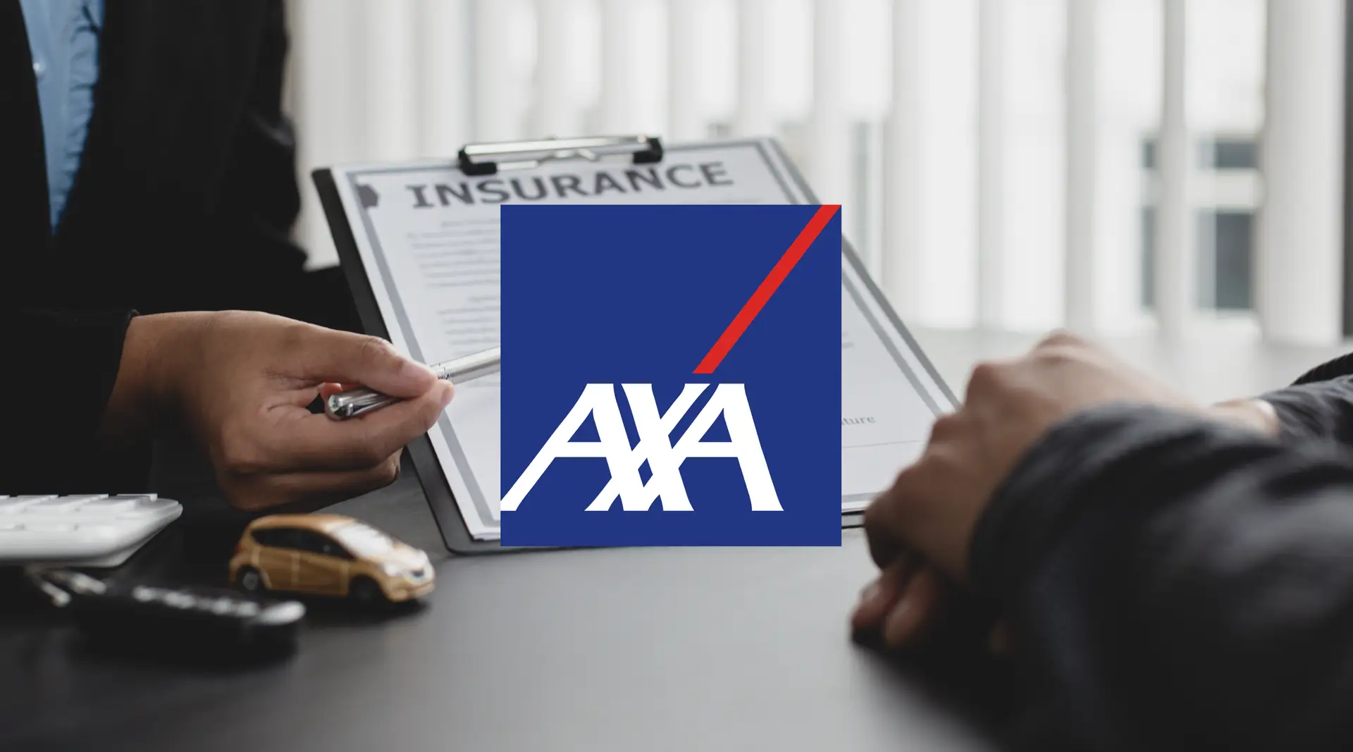 Carte de Visite AXA - Logo Modernisé : Une nouvelle ère visuelle pour une assurance de confiance